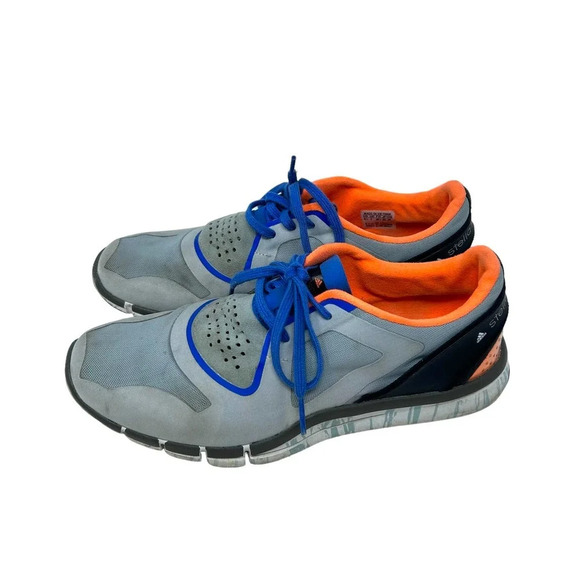 Adidas by Stella McCartney Alayta Sneakers Exercise Blue Laces Gray Size 8.5 - Picture 4 of 7